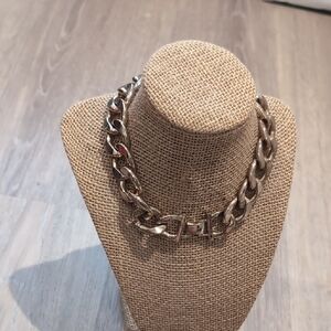 Gold Chunky Chain Necklace Statement Jewelry